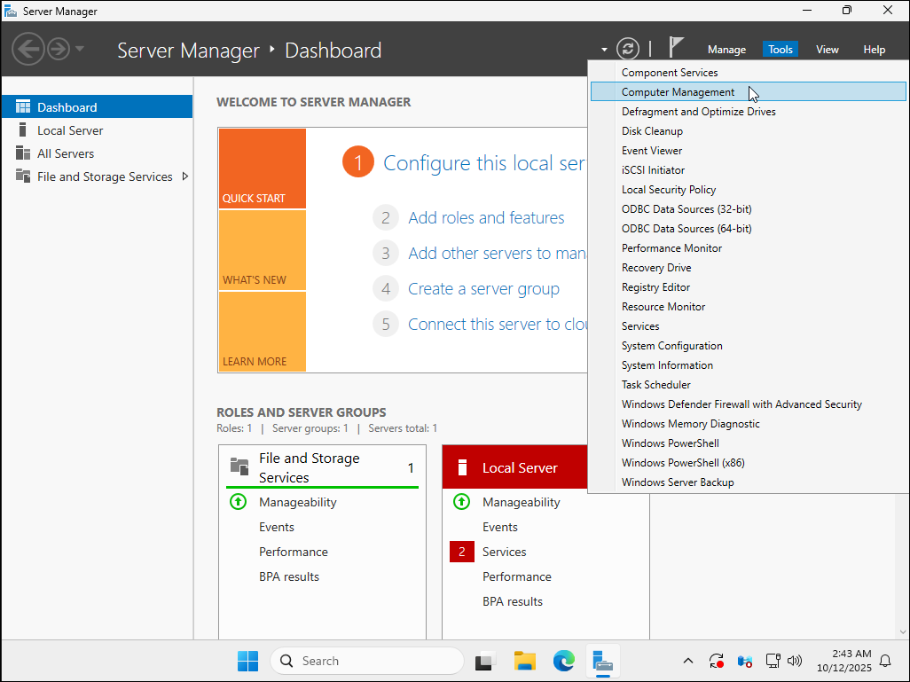 Computer Management
